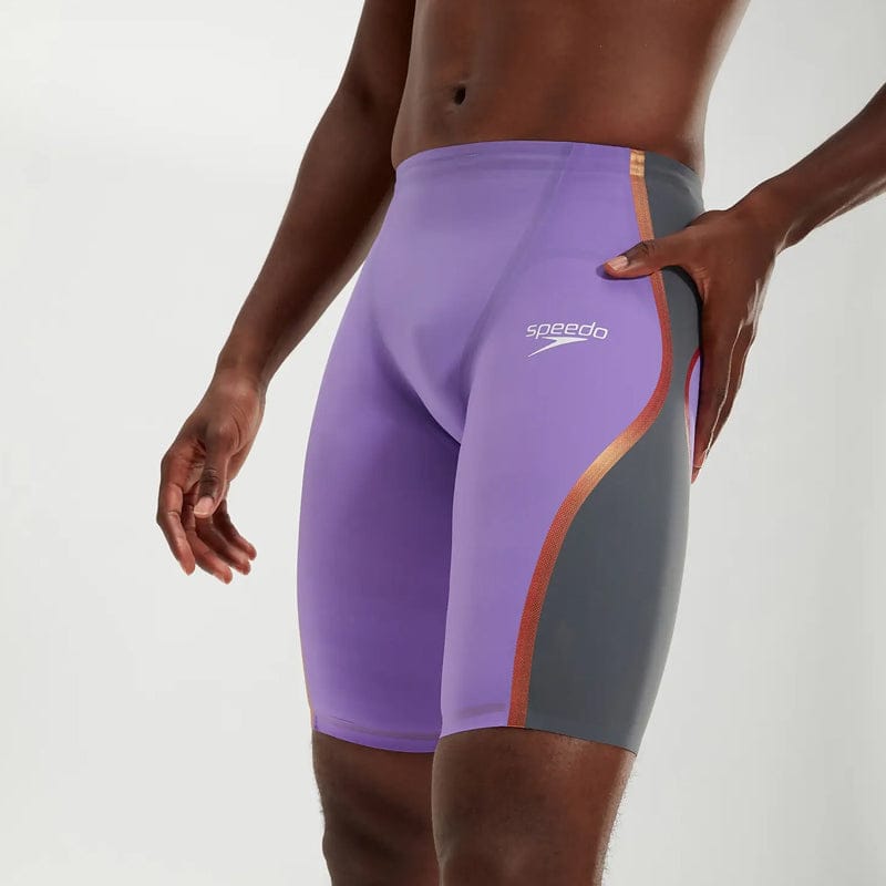 Speedo - Men's Fastskin LZR Pure Intent Purple Reign High Waist Jammer - Purple/Grey