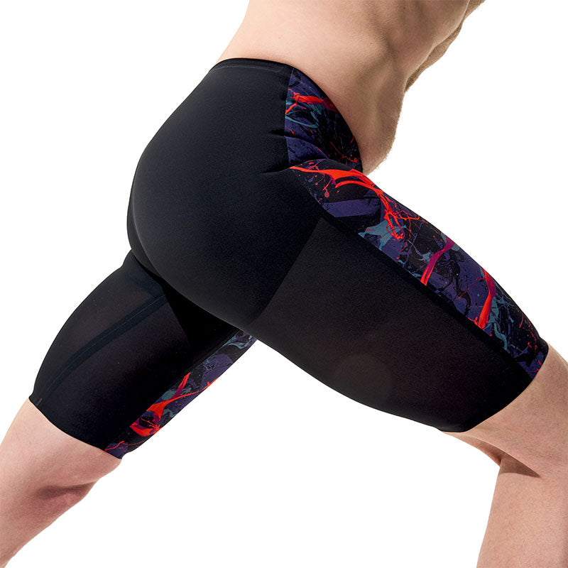 Speedo - Men's Fastskin LZR Pure Valor 2.0 High Waisted Jammer - Black Ember/Black Ml