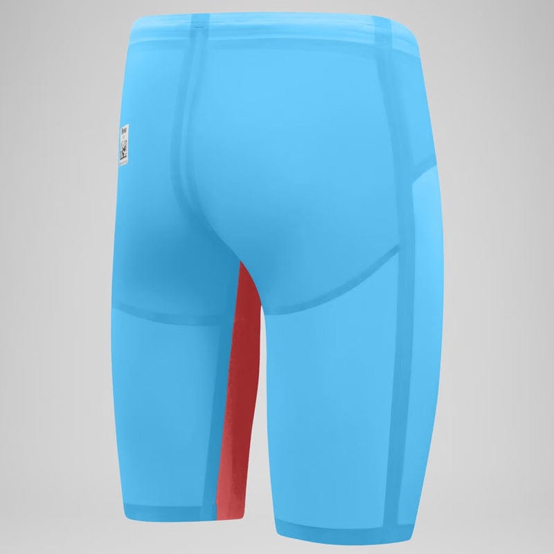 Speedo - Men's Fastskin LZR Pure Valor 2.0 High Waisted Jammer - Blue/Red