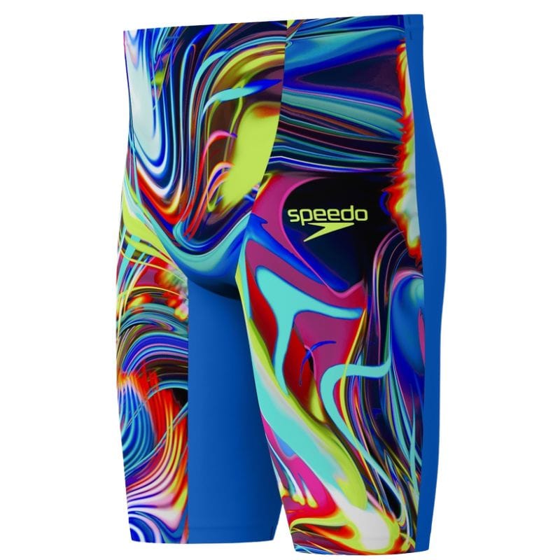 Speedo - Men's Fastskin LZR Pure Valor 2.0 High Waisted Jammer - Dark Blue/Pink