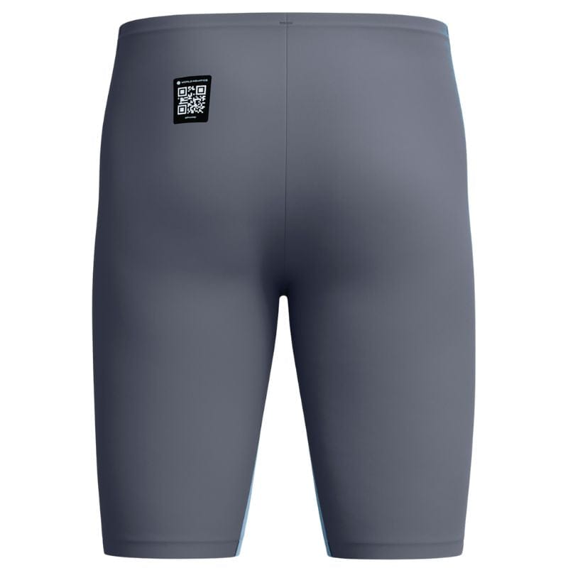 Speedo - Men's Fastskin LZR Pure Valor 2.0 High Waisted Jammer - Grey Lead/Acadia Blue