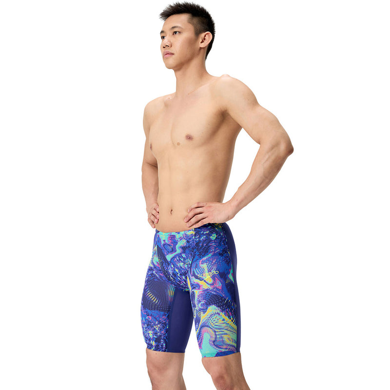 Speedo - Men's Fastskin LZR Pure Valor 2.0 High Waisted Jammer - Noble Navy/Morphosis