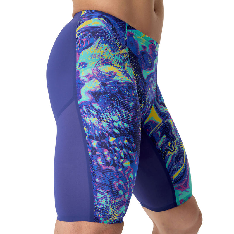Speedo - Men's Fastskin LZR Pure Valor 2.0 High Waisted Jammer - Noble Navy/Morphosis