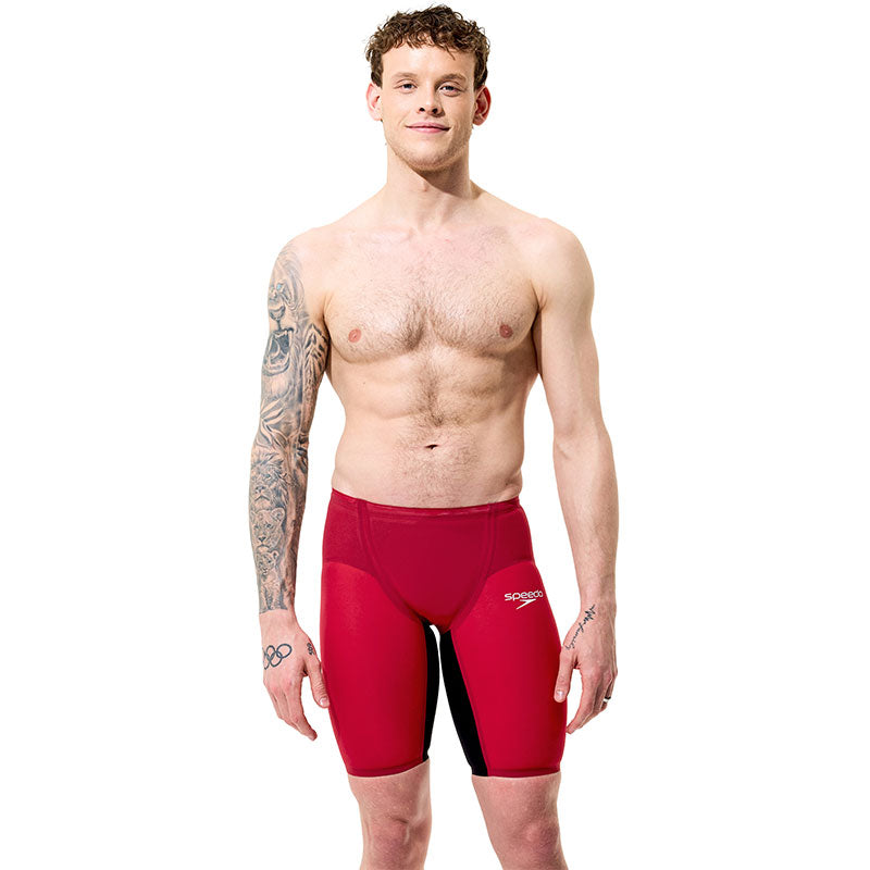 Speedo - Men's Fastskin LZR Pure Valor 2.0 High Waisted Jammer - Regal Red/Black Ml