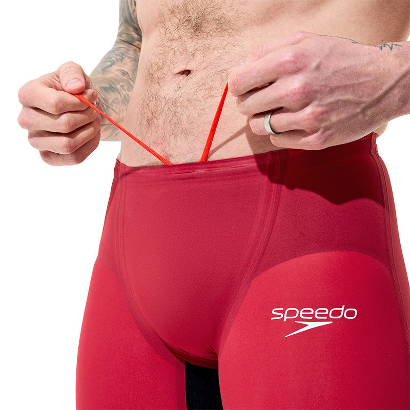 Speedo - Men's Fastskin LZR Pure Valor 2.0 High Waisted Jammer - Regal Red/Black Ml