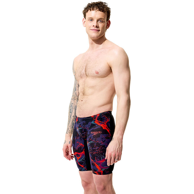 Speedo - Men's Fastskin LZR Pure Valor 2.0 Jammer - Black Ember/Black Ml
