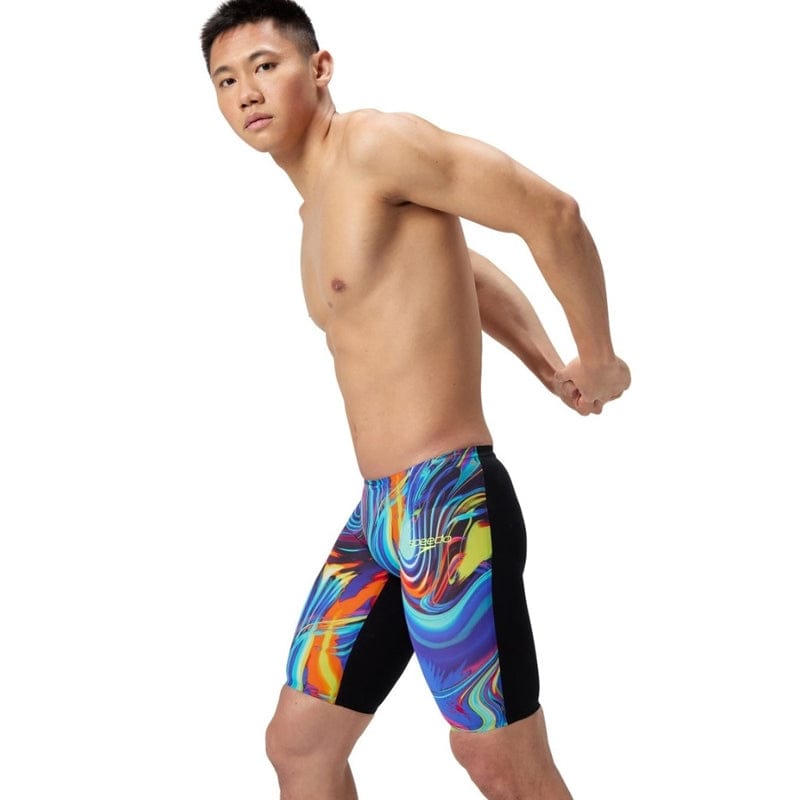 Speedo - Men's Fastskin LZR Pure Valor 2.0 Jammer - Black/Molten Blur