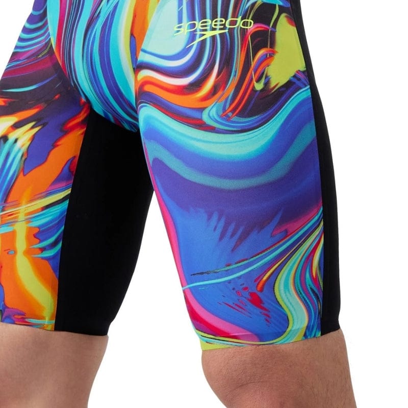 Speedo - Men's Fastskin LZR Pure Valor 2.0 Jammer - Black/Molten Blur