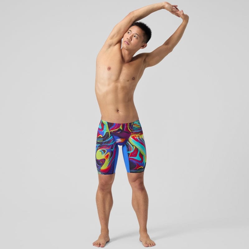 Speedo - Men's Fastskin LZR Pure Valor 2.0 Jammer - Dark Blue/Pink