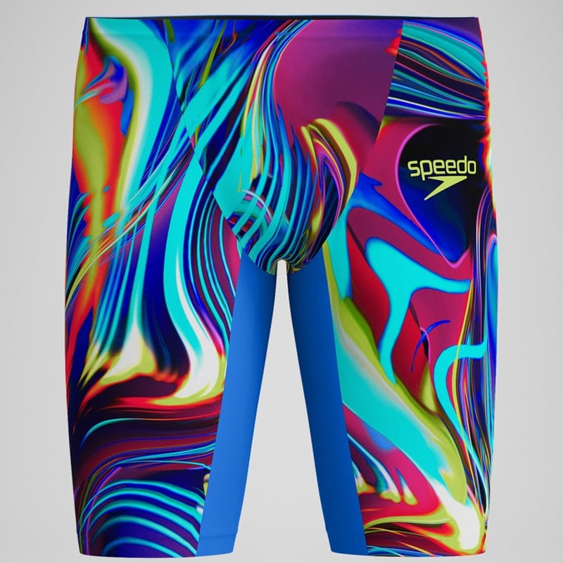 Speedo - Men's Fastskin LZR Pure Valor 2.0 Jammer - Dark Blue/Pink