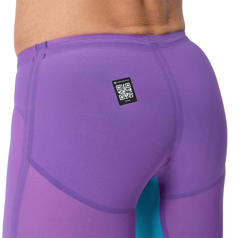 Speedo - Men's Fastskin LZR Pure Valor 2.0 Jammer - Galaxy Grape/Mayan Blue