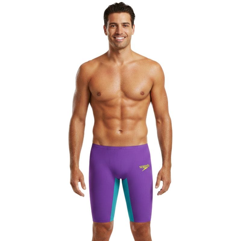 Speedo - Men's Fastskin LZR Pure Valor 2.0 Jammer - Galaxy Grape/Mayan Blue