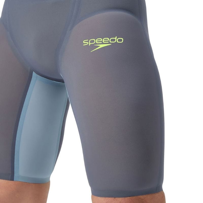 Speedo - Men's Fastskin LZR Pure Valor 2.0 Jammer - Grey Lead/Acadia Blue
