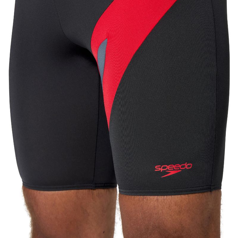 Speedo - Mens HyperBoom Jammer - Anthracite/High Risk Red