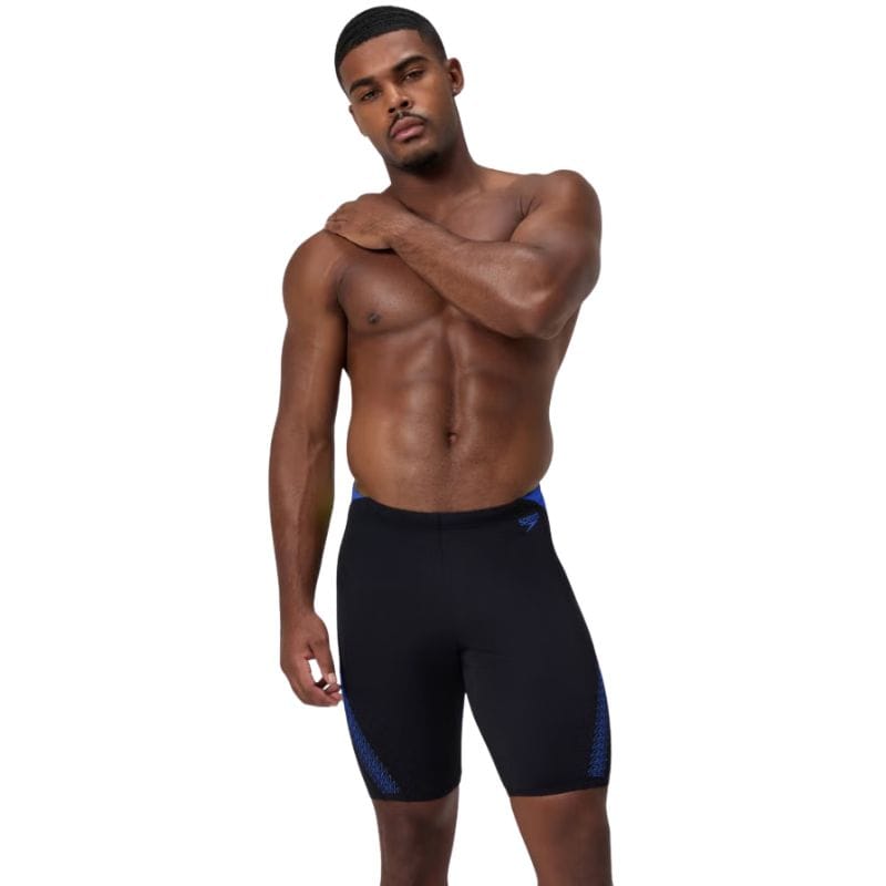 Speedo - Mens Hyperboom Splice Jammer - Black/Blue