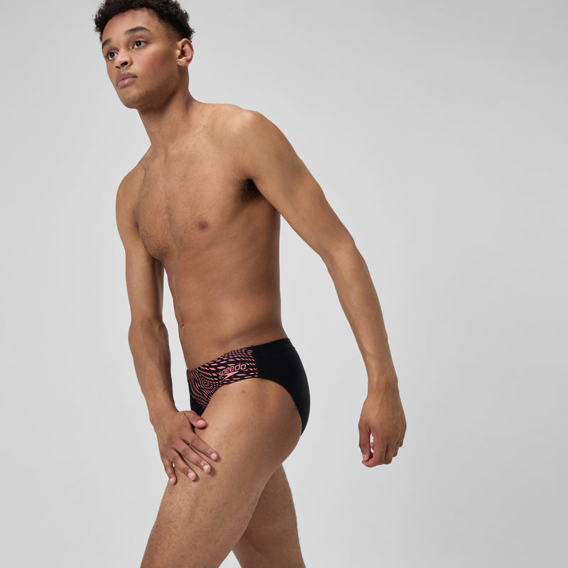 Speedo - Men's Medley Logo 7cm Brief - Coral Sands