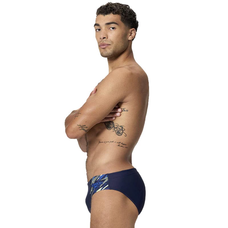 Speedo - Men's Medley Logo Brief 7cm - Peacoat/Deep Sapphire