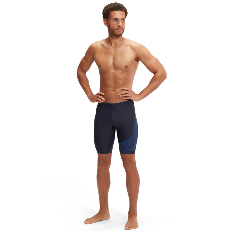 Speedo - Mens Medley Logo Jammer - Navy/Blue
