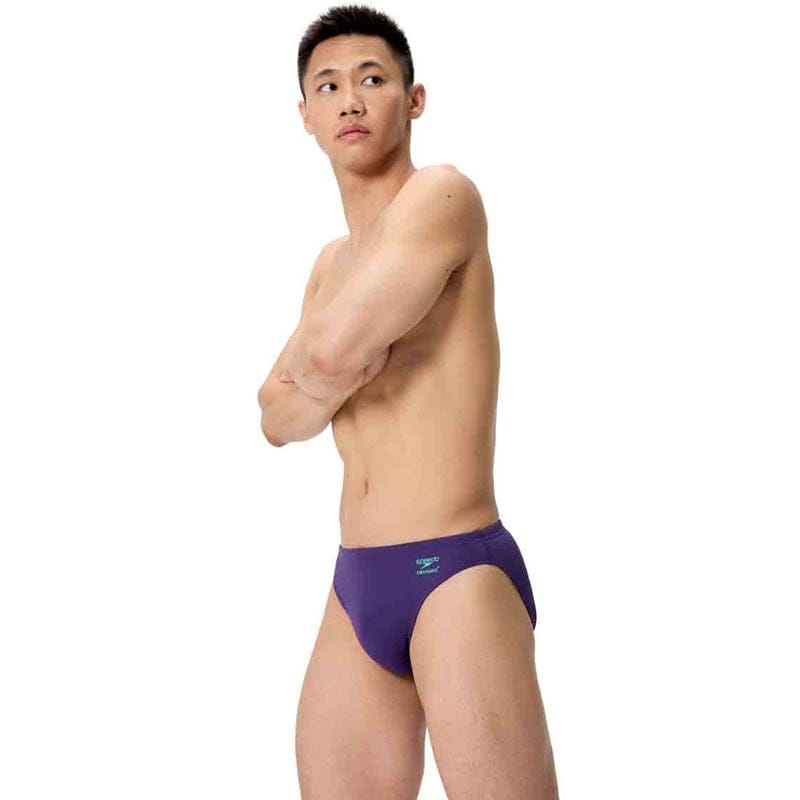 Speedo - Men's Club Training Solid Brief - Acai Purple
