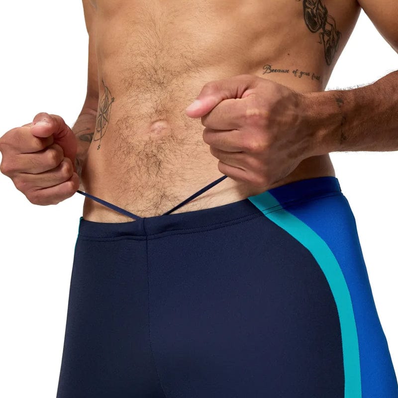 Speedo - Mens Solid Splice Jammer - Peacoat/Deep Sapphire