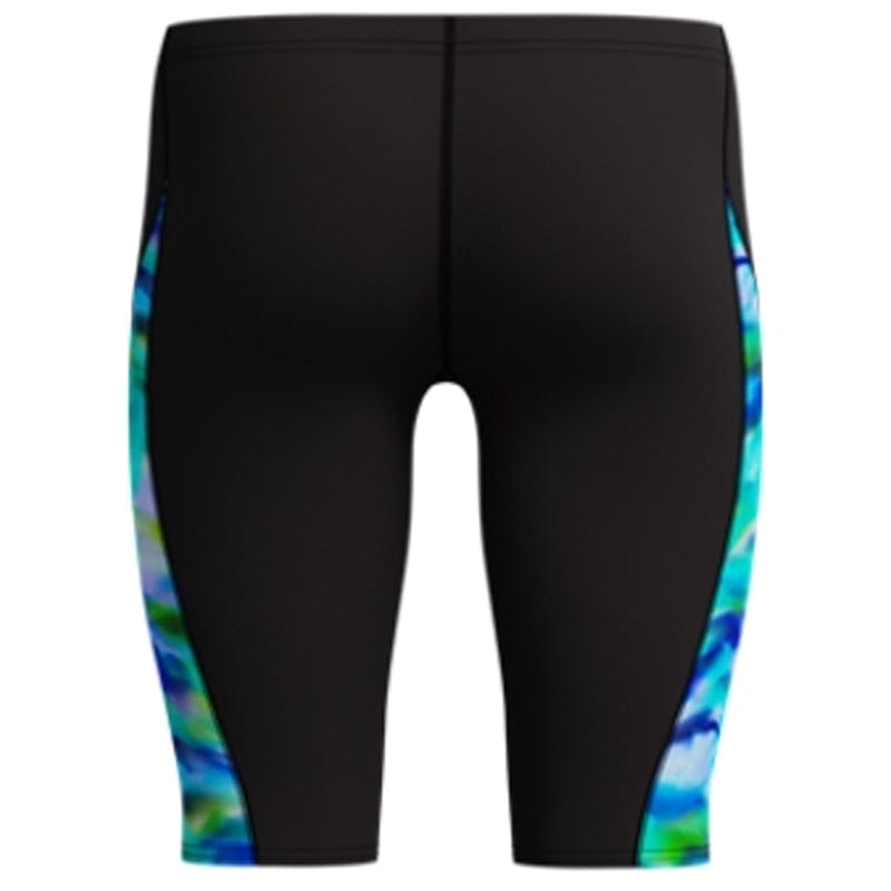 Speedo - Mens Spliced Printed Jammer - Sunset Grove/Black