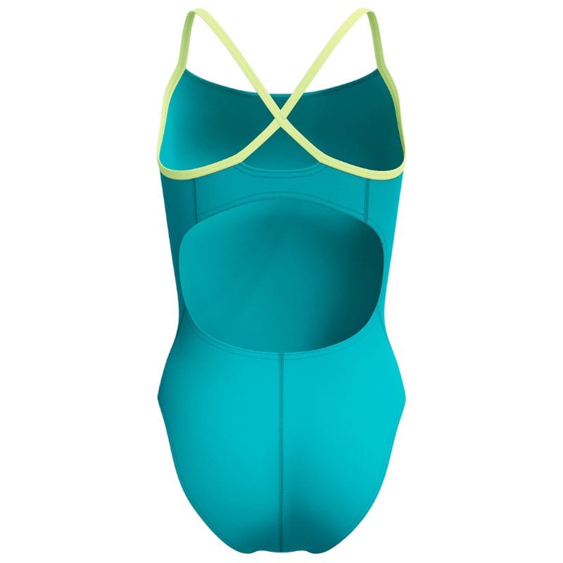 Speedo - Women's Club Training Solid Flyback 2.0 Swimsuit - Teal/Green
