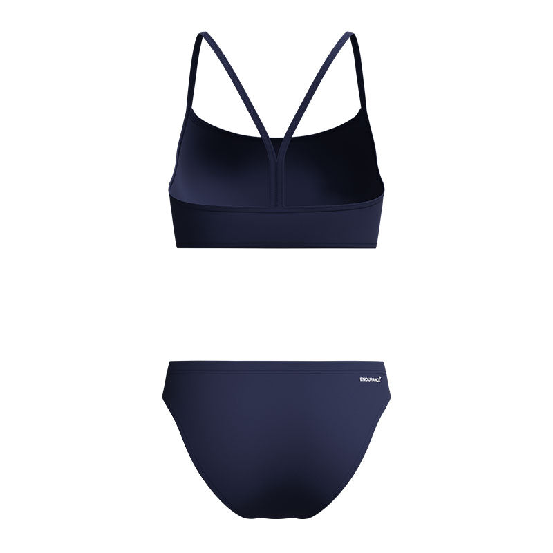 Speedo - Women's Endurance+ Logo Thinstrap Bikini Set - Peacoat