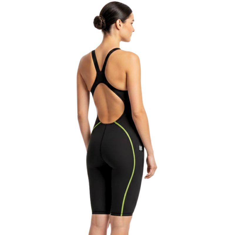 Speedo - Women's Fastskin HyperSpark Solid Openback Kneeskin - Black