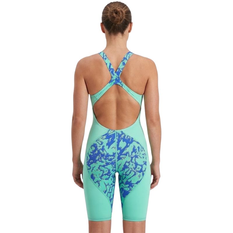 Speedo - Women's Fastskin LZR Ignite Kneeskin - Green/Blue