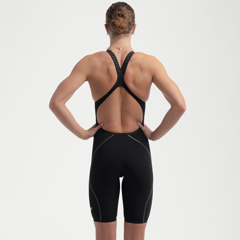 Speedo - Women's Fastskin LZR Pure Intent 2.0 Openback Kneeskin - Black