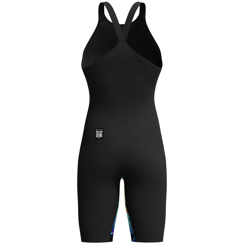 Speedo - Women's Fastskin LZR Pure Valor 2.0 Closedback Kneeskin - Black/Molten Blur