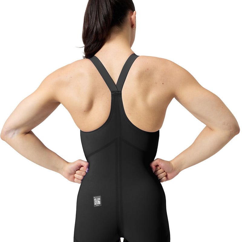 Speedo - Women's Fastskin LZR Pure Valor 2.0 Closedback Kneeskin - Black/Molten Blur