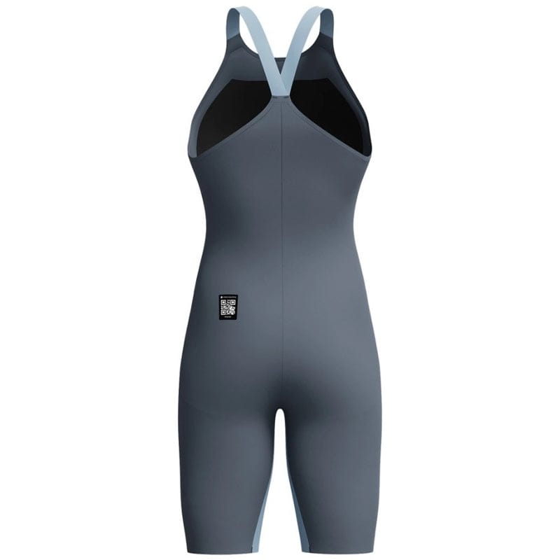 Speedo - Women's Fastskin LZR Pure Valor 2.0 Closedback Kneeskin - Grey Lead/Acadia Blue
