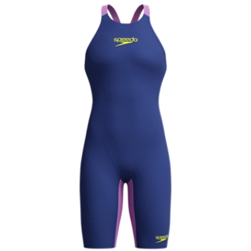 Speedo - Women's Fastskin LZR Pure Valor 2.0 Closedback Kneeskin - Noble Navy/Jelly
