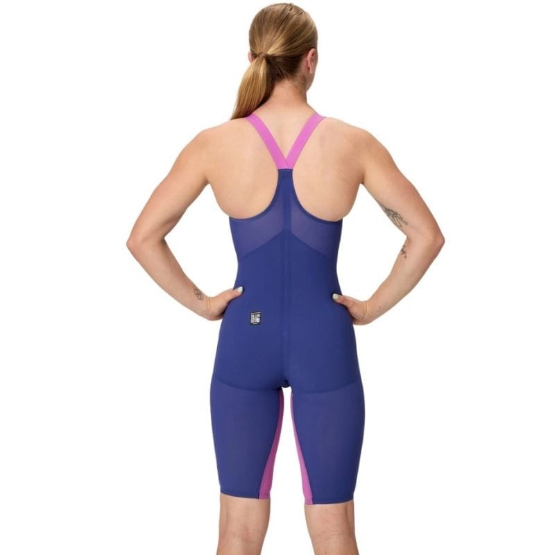 Speedo - Women's Fastskin LZR Pure Valor 2.0 Closedback Kneeskin - Noble Navy/Jelly