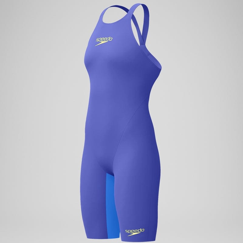 Speedo - Women's Fastskin LZR Pure Valor 2.0 Openback Kneeskin - Purple/Blue