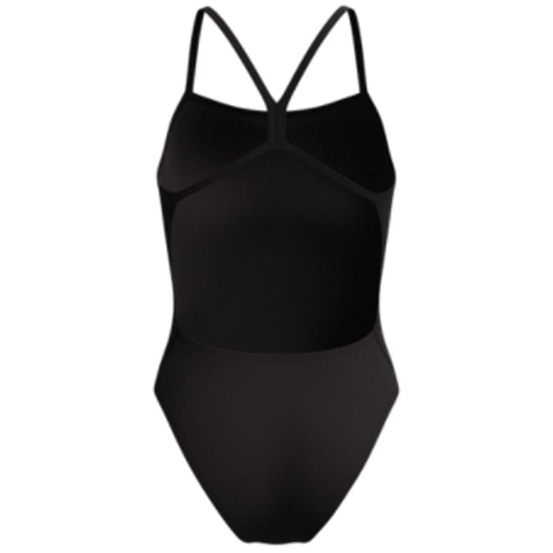 Speedo - Women's Solid V-Back 2.0 Swimsuit - Team Black