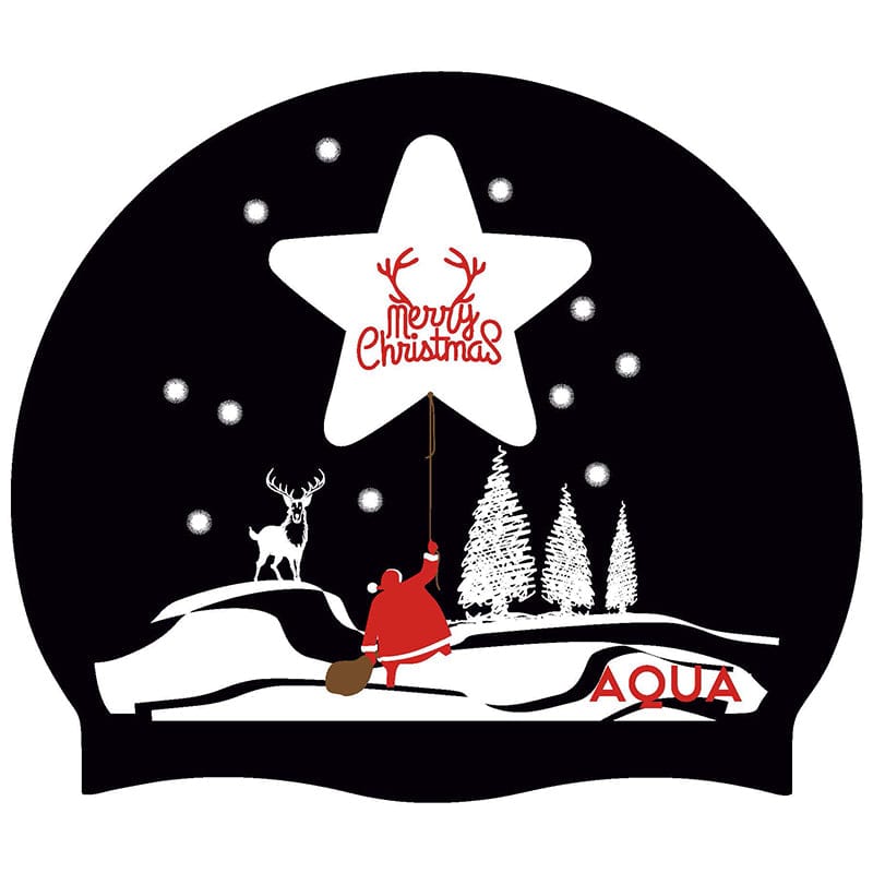 Star Night - Christmas Swim Hat