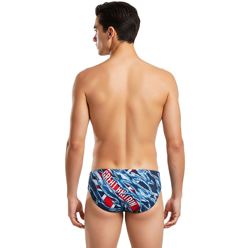 TYR - GB Print Racer Briefs
