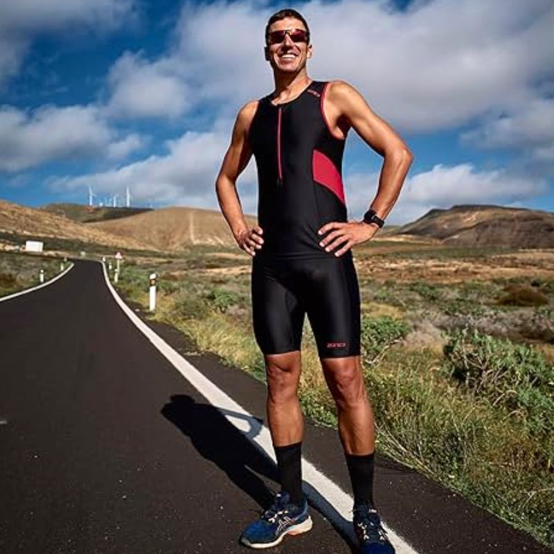 Zone3 - Activate Men's Tri Shorts - Black/Red