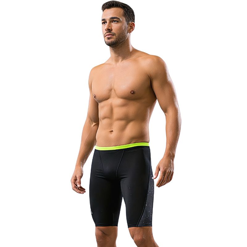 Zone3 - Cosmic Mens Jammers (Grey/Fluro Yellow)