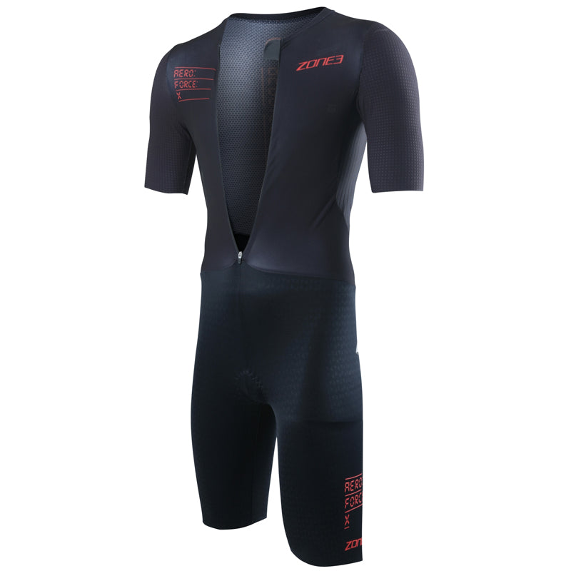 Zone3 - Men's Aeroforce-X II Short Sleeve Trisuit - Black