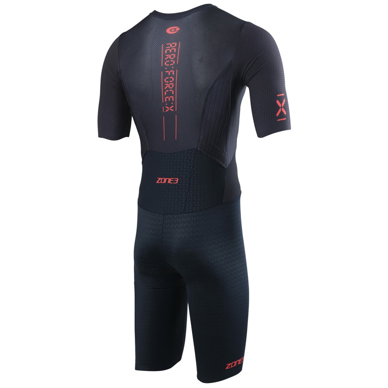 Zone3 - Men's Aeroforce-X II Short Sleeve Trisuit - Black