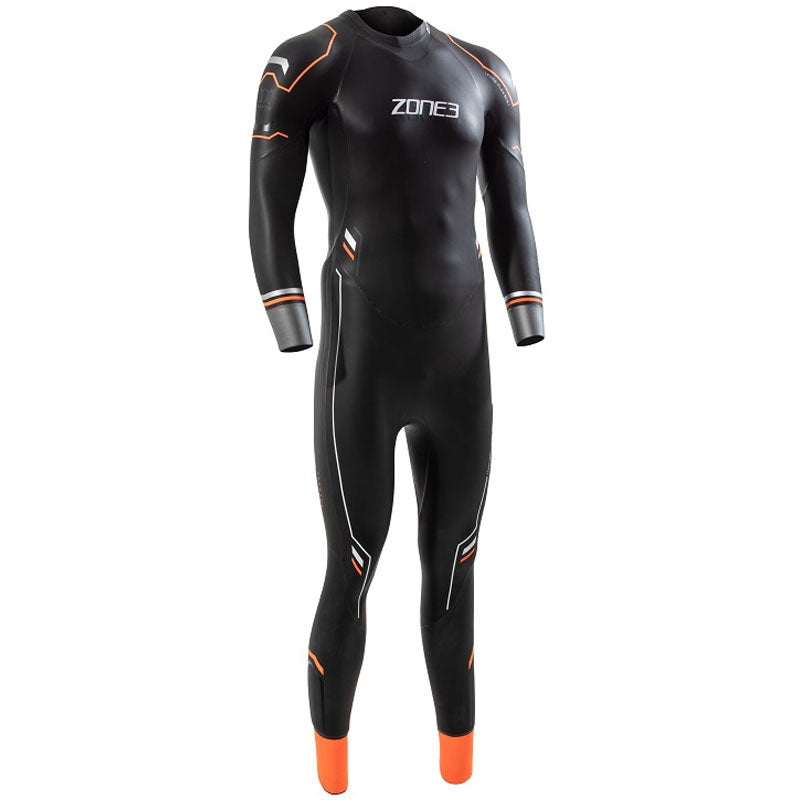 Zone3 - Mens Thermal Aspire Wetsuit - Black/Orange