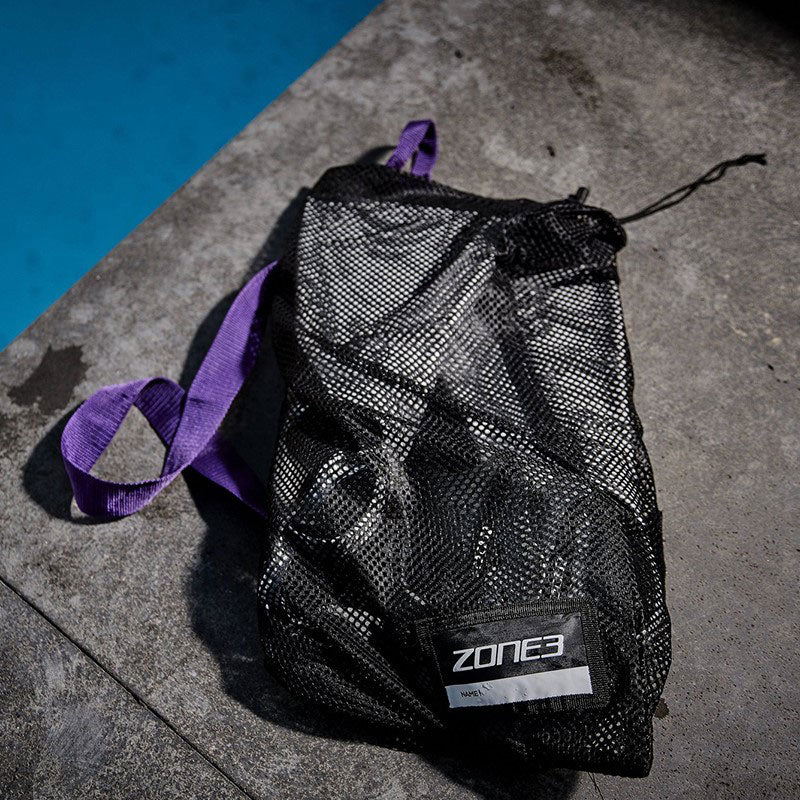 Zone3 - Small Mesh Training / Wetsuit Bag (Black/Purple)
