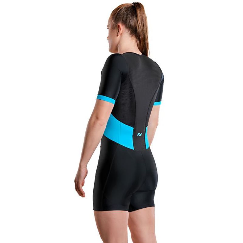 Zone3 - Women's Activate Short Sleeve Full Zip Trisuit