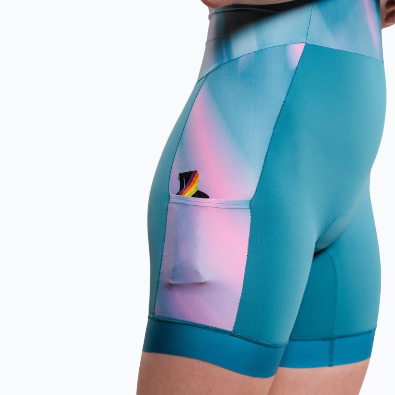 Zone3 - Women's Activate Short Sleeve Trisuit - Teal/Pink