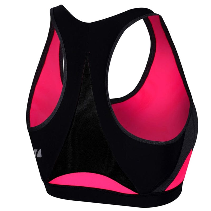 Zone3 - Women's Performance Culture Crop Top - Black/Coral