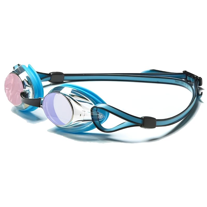 Amanzi - Axion Pearl Aqua and Black Mirrored Lens Goggles