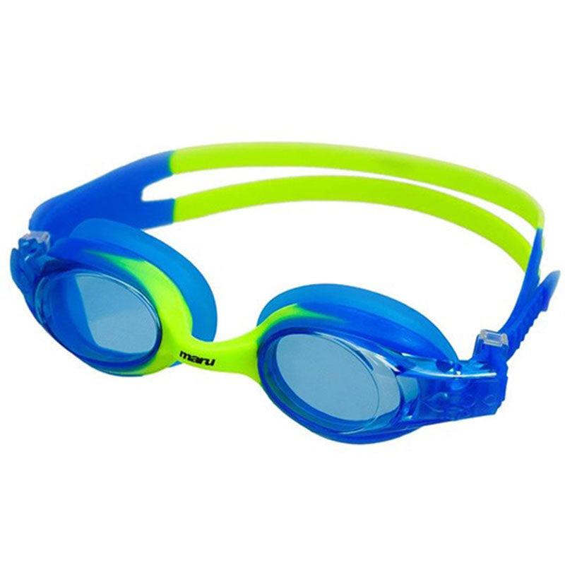 Maru - Sprite Anti Fog Junior Goggle - Blue/Blue/Lime